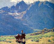 Payne, Edgar Alwin Sierra Trail painting